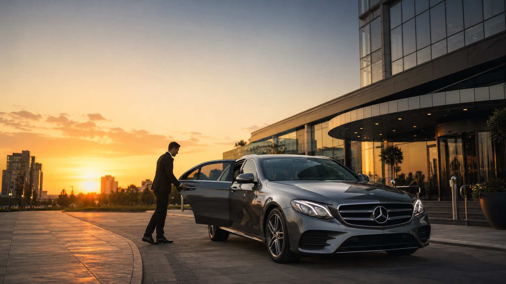 Premium Hourly Chauffeur Service with Mercedes E-Class in Bucharest